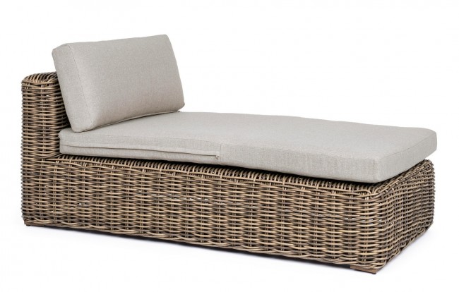 Chaise longue CORALINE con cuscini