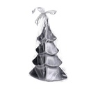 Candela albero grigio cm7x18,5 in paraffina