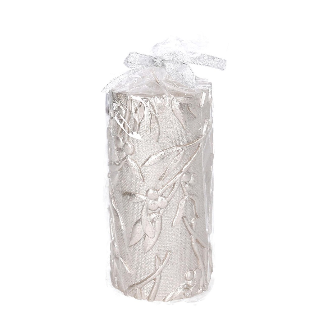 Candela Paraffina Champagne ø7,5cm x 15cm