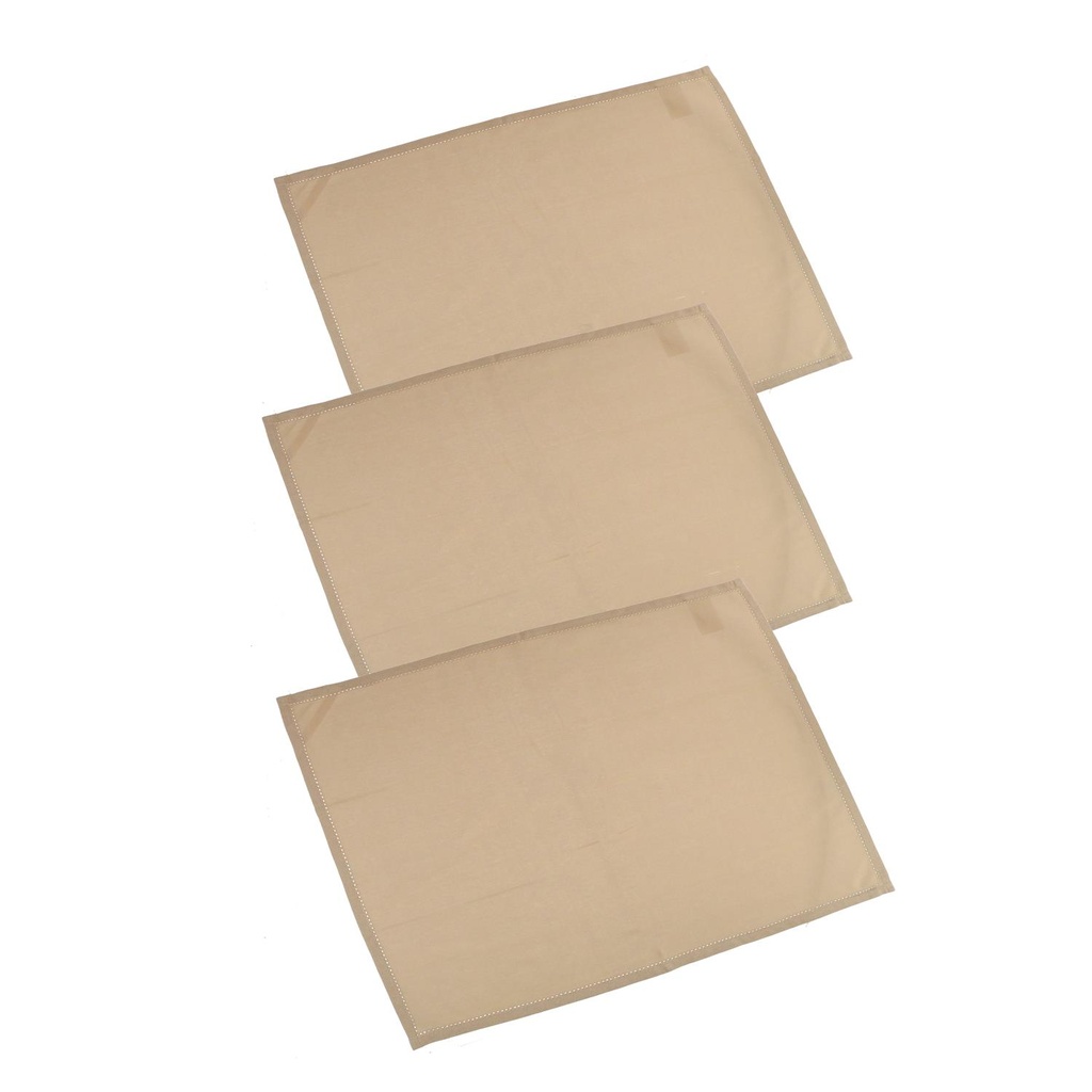 Set Canovaccio 3 Pezzi Juliette Beige 50x70 cm