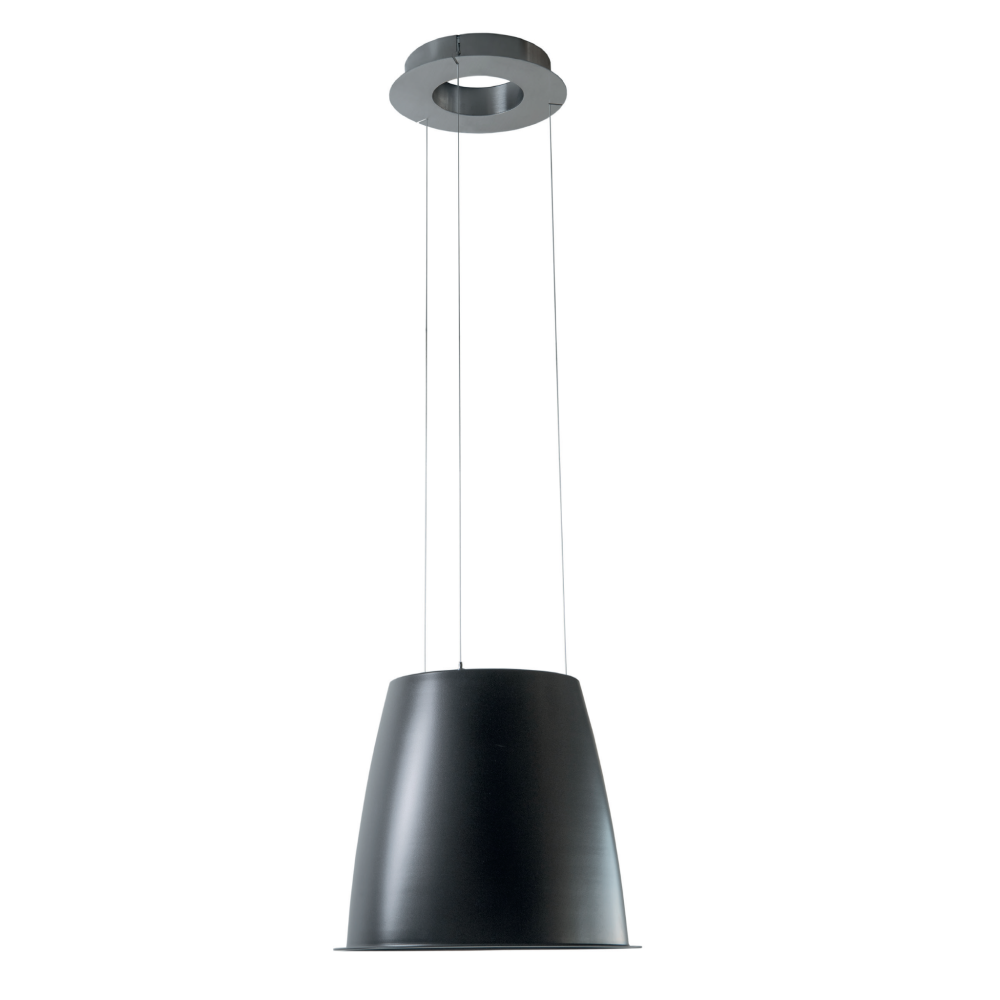 Cappa aspirante URBAN LUX ISOLA in acciaio inox brunito cm Ø49