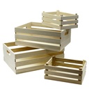 Cassetto Balsa 1-2 + 2 Cassetti Rettangolare 40x30x15 cm