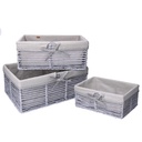 Cassetto Hilary 1-3 Grigio Chiaro 38x27x16 cm