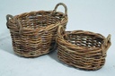 Cesta ovale Alaska Road 1-2, 62x44h34-42 cm