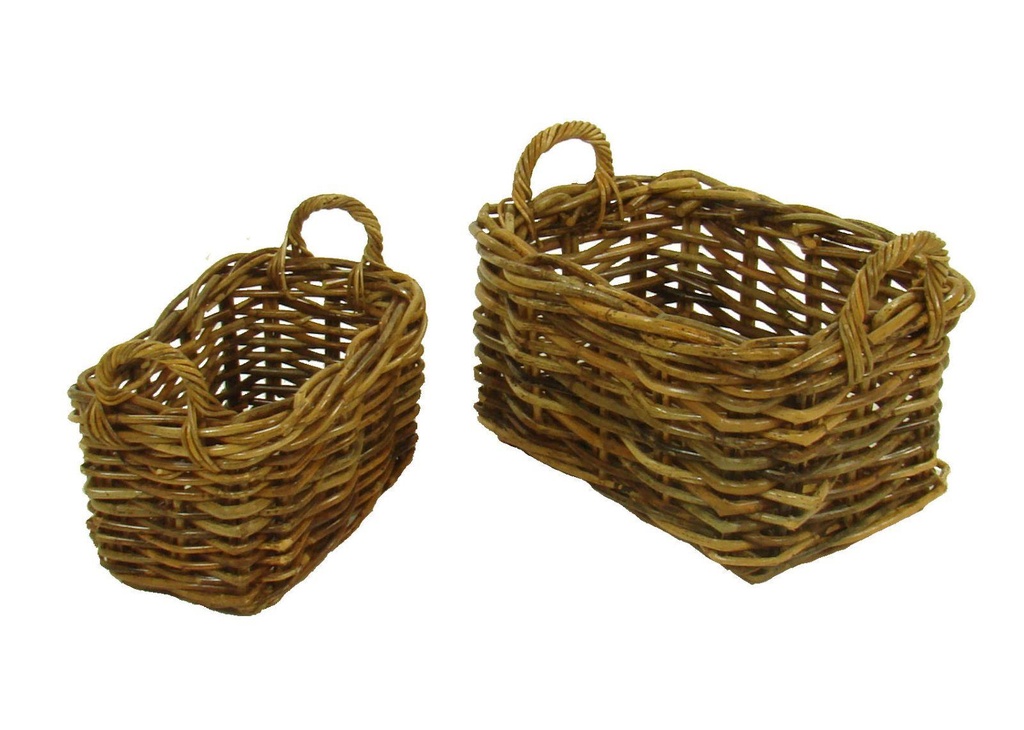 Cesta in rattan Alaska 1-2 ft 2m 64x45h36-44