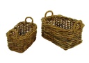 Cesta in rattan Alaska 1-2 ft 2m 64x45h36-44