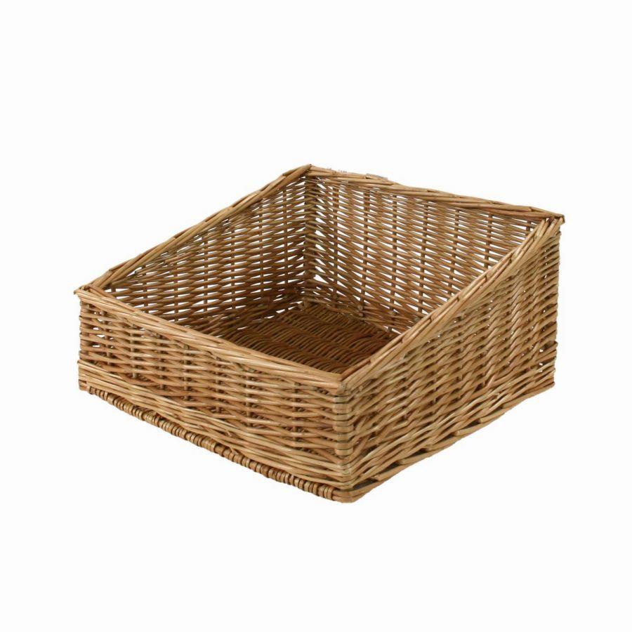 Cesta espositore vimini piccola 40x40x21 cm