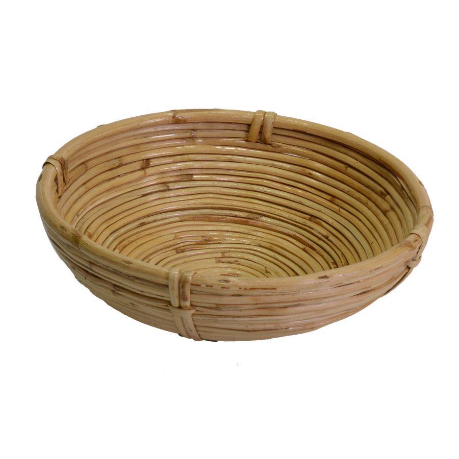 Cesta Giunco Naturale Tondo 19x7x19 cm