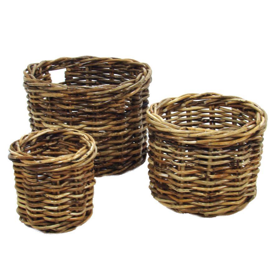 Cesta portalegna tonda gigante cm ø77h55