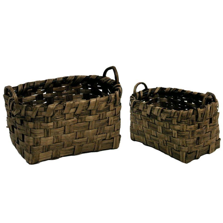 Cesta portalegna rettangolare alta 69x50h33