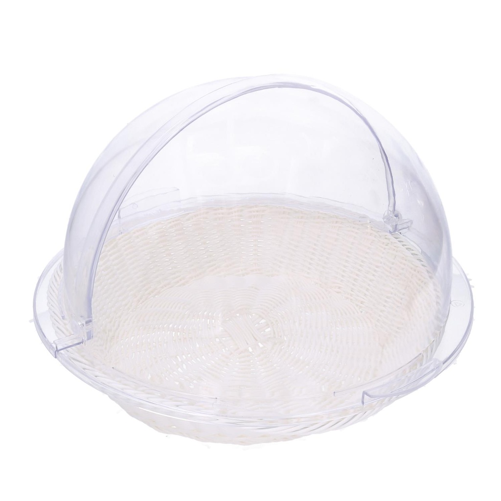 Cesta portapane con cupola tondo 41.5x26 cm