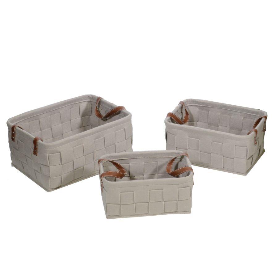 Cesta Tessuto Rettangolare 38x28x19 cm