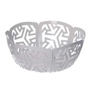 Cestina Metallo Frecce Bianco Tondo ø20h7