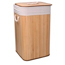 Cestone in bambù naturale 35x35x60 cm