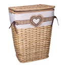 Cestone rettangolare in rattan Arturo cm45x31h54