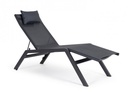 Chaise Longue C-P Antracite 65,5x177x105 cm