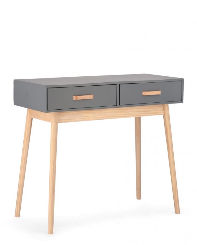 Consolle 2C Grigio - 90x40x79 cm