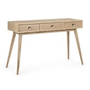 Consolle Alannis 3 cassetti in legno nobilitato - 120x40x78 cm