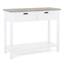 Consolle rustica con 2 cassetti - Dimensioni: 100x40x80 cm
