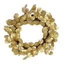 Coroncina con foglie d'oro cm ø45