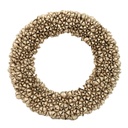 Coroncina glitter champagne ø46h8