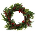 Coroncina rossa in plastica tonda ø50 cm