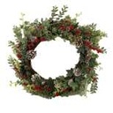 Coroncina rossa in plastica tonda ø55 cm