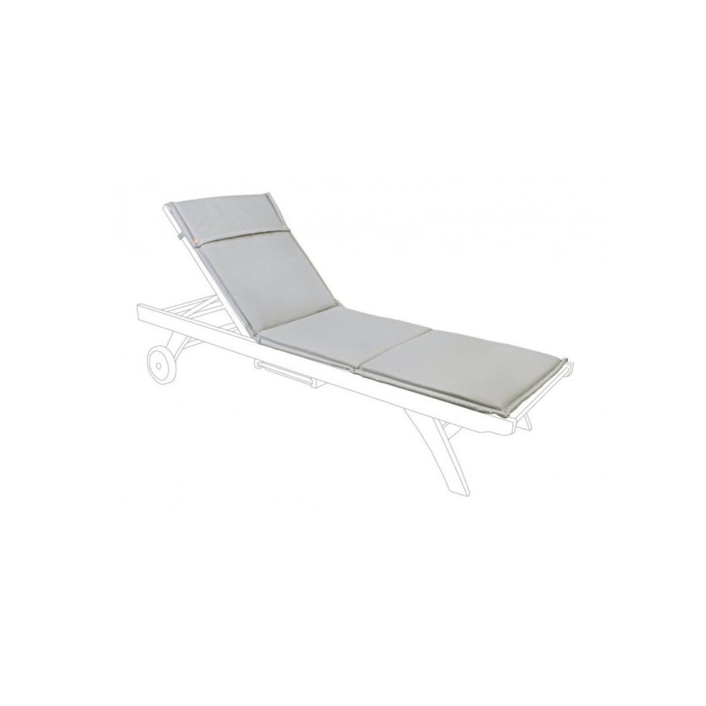 Cuscino Poly 180 Tortora per Lettino - Dimensioni 63x190x3 cm