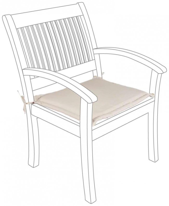 Cuscino Poly Spun Naturale Poltrona