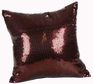 Cuscino paillettes noce cm. 40 x 40
