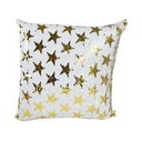 Cuscino con Paillettes Oro e Stelle - 40 x 40 cm