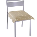 Cuscino pop pois beige quadro 40x40h4