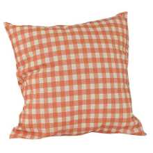 Cuscino Quadretti Arancio 40 x 40 cm