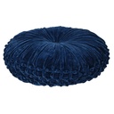 Cuscino velluto blu 40x40x40 cm