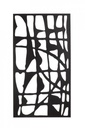 Decorazione Parete Zaira Nero 60x110