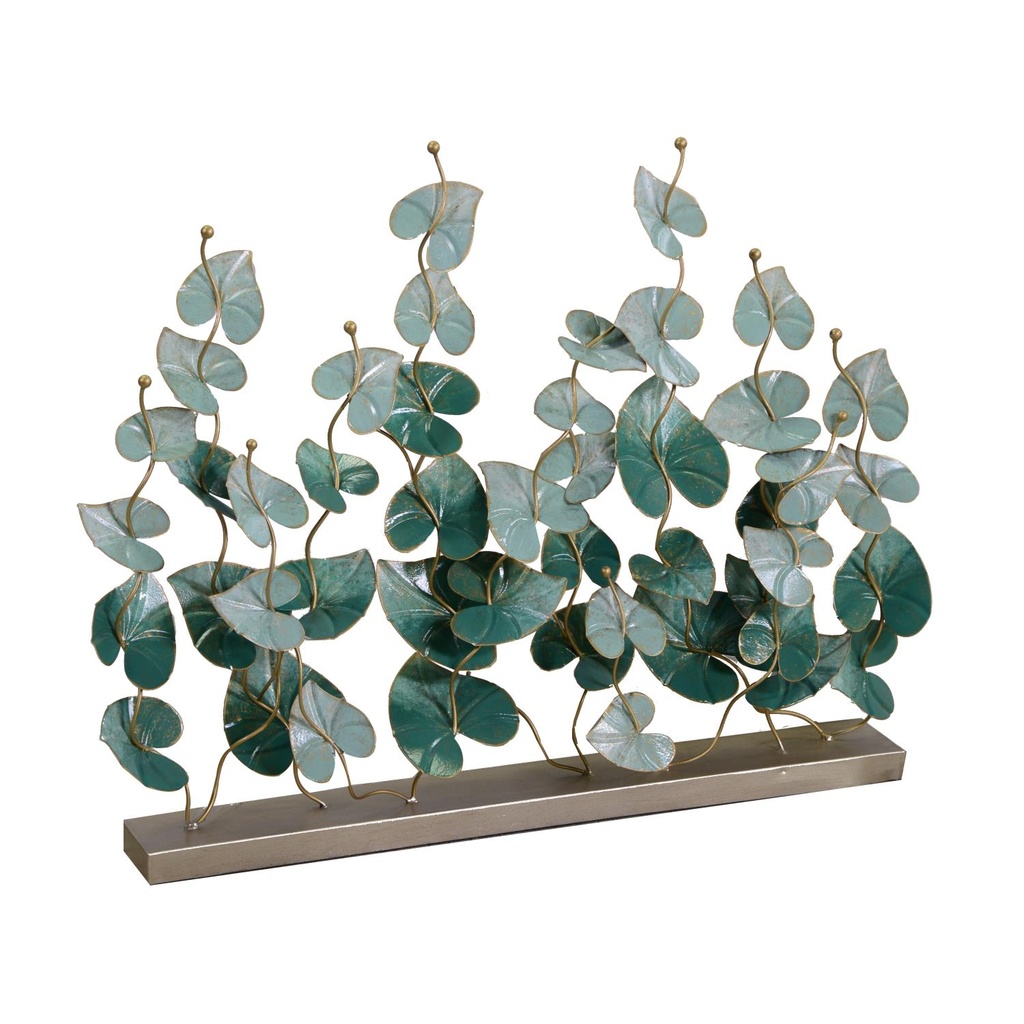 Decorazione Metallo Verde Oro 85x19,7x67 cm