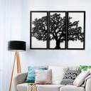 Decorazione murale quadro moderno albero nero