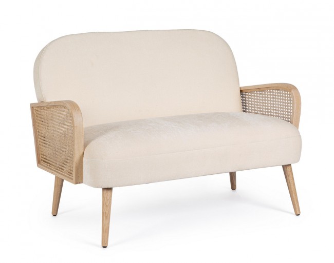 Divano 2P Dalida Natural - 115x76x80,5 cm