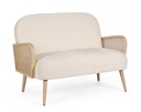 Divano 2P Dalida Natural - 115x76x80,5 cm
