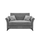 Divano due posti in tessuto con contenitore Grigio  BUKET 160x86x h85 cm