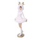 Ballerina in Resina Bianca - Dimensioni 12x9x32,5 cm
