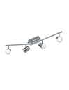 Faretto da Soffitto Orientabile 4 Luci Narcos Nichel