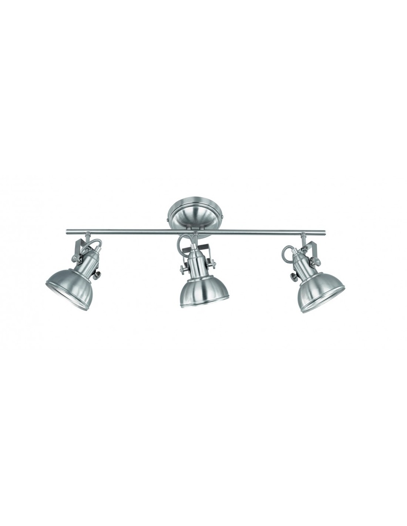 Faretto Gina Nichel Opaco 3 Spot L60 cm Trio Lighting