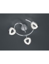 Faretto Girandola Tours 3 Spot Led Cromo Ø25 cm
