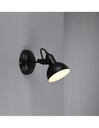 Faretto Spot Gina Nero Opaco Ø13 cm Trio Lighting