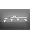 Faretto LED Toulouse Bianco - 4 Spot L78 cm