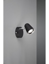 Faretto Toulouse Spot Led Nero L9 cm Trio Lighting