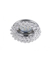 Faretto da Incasso Dolomite 1xGU10 Cromo Con Kristallglas Ø9 cm Trio Lighting