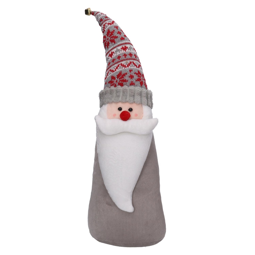 Fermaporta babbo natale in poliestere cm12x11h41