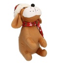 Fermaporta tessuto rosso cane 12x21x30 cm